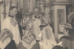 Ślub Zofii i Jana Kawalerów 19 X 1946 r.