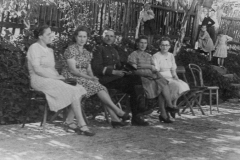 Przytkowice, uroczystość rozpoczęcia nauczania, wiosna 1945 r.
