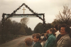 Procesja z obrazem Matki Bożej Kalwaryjskiej 3 V 1991 r.