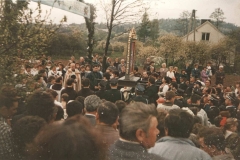Procesja z obrazem Matki Bożej Kalwaryjskiej 3 V 1991 r.