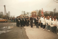 Procesja z obrazem Matki Bożej Kalwaryjskiej 3 V 1991 r.