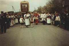 Procesja z obrazem Matki Bożej Kalwaryjskiej 3 V 1991 r.